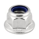Flanschmuttern M6 25 Stück DIN 6926 (selbstsichernd) M3 - M12 - Edelstahlmuttern - Stoppmuttern - Klemmmuttern - Sechskantmuttern - Flansch - A2 V2A rostfreier Edelstahl