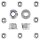 Flanschmuttern M8 100 Stück DIN 6926 (selbstsichernd) M3 - M12 - Edelstahlmuttern - Stoppmuttern - Klemmmuttern - Sechskantmuttern - Flansch - A2 V2A rostfreier Edelstahl