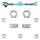 Sechskantmuttern M5 1000 Stück DIN 934 (standrad Ausführung) M3 - M12 - ISO 4032 - Edelstahlmuttern - Schraubenmuttern - A2 V2A rostfreier Edelstahl