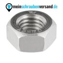 Sechskantmuttern M6 200 Stück DIN 934 (standrad Ausführung) M3 - M12 - ISO 4032 - Edelstahlmuttern - Schraubenmuttern - A2 V2A rostfreier Edelstahl