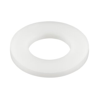 meinschraubenversand.de - Unterlegscheiben Form A M6 100 Stück (Standard, Polyamidscheiben) DIN 125 - Beilagscheiben - Kunststoff - PA - M6 (6,4) 100