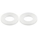 meinschraubenversand.de - Unterlegscheiben Form A M6 100 Stück (Standard, Polyamidscheiben) DIN 125 - Beilagscheiben - Kunststoff - PA - M6 (6,4) 100