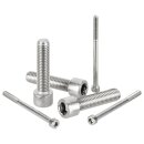 meinschraubenversand.de - Zylinderschrauben M4x12 50 Stück DIN 912 (Teilgewinde, Zylinderkopfschrauben, Innensechskant, ISO 4762) A2 V2A rostfreier Edelstahl - M4 x 12