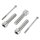 meinschraubenversand.de - Zylinderschrauben M4x12 50 Stück DIN 912 (Teilgewinde, Zylinderkopfschrauben, Innensechskant, ISO 4762) A2 V2A rostfreier Edelstahl - M4 x 12