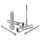 meinschraubenversand.de - Zylinderschrauben M4x12 50 Stück DIN 912 (Teilgewinde, Zylinderkopfschrauben, Innensechskant, ISO 4762) A2 V2A rostfreier Edelstahl - M4 x 12