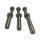 Sechskantschrauben M10x140 25 Stück DIN 933 (Vollgewinde, Gewindeschrauben, Maschinenschrauben, Sechskant Schrauben, ISO 4017) A2 V2A rostfreier Edelstahl - M10 x 140