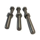 Sechskantschrauben M6x50 25 Stück DIN 933 (Vollgewinde, Gewindeschrauben, Maschinenschrauben, Außensechskant, ISO 4017) A2 V2A rostfreier Edelstahl M6 x 50