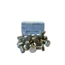 Sechskantschrauben M8x25 10 Stück DIN 933 (Vollgewinde, Gewindeschrauben, Maschinenschrauben, Außensechskant, ISO 4017) A2 V2A rostfreier Edelstahl M8 x 25