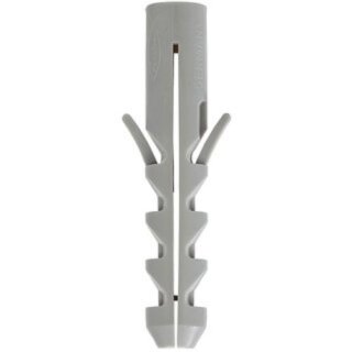 meinschraubenversand.de - Fischer Spreizdübel S - alle Größen & Mengen (S 4mm, S 5mm, S 6mm, S 8mm, S 10mm, S 12mm) - (2-fach-Spreizung Nylon Dübel) S 6 x 30mm 100