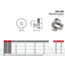 Rändelmutter hohe Form Mutter alle Größen & Mengen M2 - M2,5 - M3 - M4 - M5 - M6 - M8 - M10 Gewinde Edelstahl Einstell Muttern DIN466 mit geriffeltem Rand