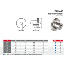 Rändelmutter hohe Form Mutter alle Größen & Mengen M2 - M2,5 - M3 - M4 - M5 - M6 - M8 - M10 Gewinde Edelstahl Einstell Muttern DIN466 mit geriffeltem Rand M10 100 Stück