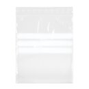 LDPE-Druckverschlussbeutel mit drei weissen Beschriftungsstreifen 50 µ 40 x 60 mm 5000 Stück