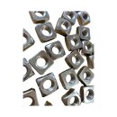 Vierkantmuttern (hohe Form) - Mutter (alle Größen & Mengen M5 - M6 - M8 - M10 - M12 - M16) - DIN 557 - Edelstahl A2 (V2A) - Einlegemutter M10-50 Stück