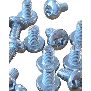 Linsenkopfschrauben M2 - M8 DIN 7985 (Vollgewinde, Innensechsrund, Torx, ISO 14583 A2 V2A rostfreier Edelstahl M4 x 16 25 Stück