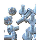 Linsenkopfschrauben M2 - M8 DIN 7985 (Vollgewinde, Innensechsrund, Torx, ISO 14583 A2 V2A rostfreier Edelstahl M5 x 40 100 Stück
