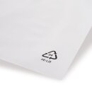 LDPE-Adhäsionsverschlussbeutel mit abgeschrägter Klappe ohne Luftloch 100 Stück