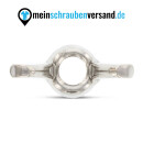 Flügelmuttern M6 50 Stück ~DIN 315 - Amerikanische Form - Edelstahl A2 v2A - Schmetterlingsmutter