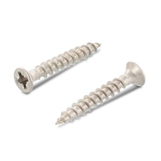 Scharnierbandschrauben 5mm Kopfdurchmesser A4 Edelstahl Holzschrauben Spanplattenschrauben Senkkopf Vollgewinde