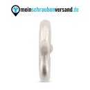 Ösenschrauben mit Holzgewinde 3,45x20 mm 50 Stück Edelstahl A2 Ringschrauben
