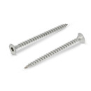 Spanplattenschrauben 3,5x45 mm 200 Stück Edelstahl A2 - Holzbauschrauben - Holzschrauben - Senkkopf - Vollgewinde mit verstärktem Kopf