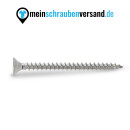 Spanplattenschrauben 3,5x50 mm 50 Stück Edelstahl A2 - Holzbauschrauben - Holzschrauben - Senkkopf - Vollgewinde mit verstärktem Kopf