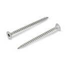 Spanplattenschrauben 4x40 mm 25 Stück Edelstahl A2 - Holzbauschrauben - Holzschrauben - Senkkopf - Vollgewinde mit verstärktem Kopf
