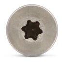 Spanplattenschrauben 6x100 mm 50 Stück Edelstahl A2 - Senkkopf - Teilgewinde mit verstärktem Kopf - Holzbauschrauben - Holzschrauben