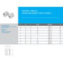 M12 X30 Einschraubmuttern Form B A2