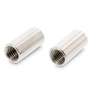M12 X50 Rundmuffen, Aussendurchmesser 15 mm A4