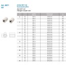 M12 X50 Sechskantmuffen SW 19 A2