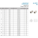 M10 X20 Sechskantmuffen SW 17 A4