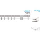 M20 Knebelmuttern DIN 80701 A4