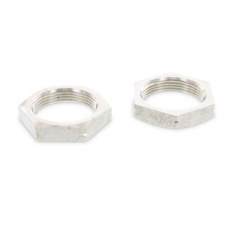 BG 1/4" SW 22 Rohrmuttern mit Rohrgewinde nach ISO 228 DIN 431 A2