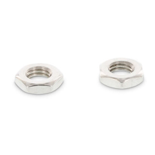 M12X1,25 links Sechskantmuttern, niedrige Form Fein-/Linksgewinde DIN 439 A4-040