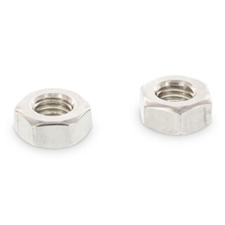 M10X1,25 links Sechskantmuttern mit Fein- und Linksgewinde DIN 934 A2-70