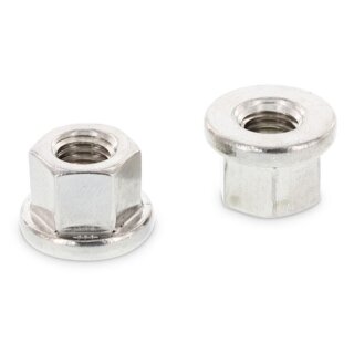 Sechskantmuttern, 1,5 d hoch, mit Bund DIN 6331 A2