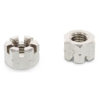 M10 Kronenmutter DIN 935 A4 SW 17