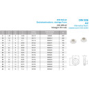 M8 Sechskantmutter, niedrige Form DIN 936 A2-035