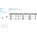 M8X1 Sechskantmutter, niedrige Form mit Feingewinde DIN 936 A2-035