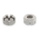 M10 Kronenmutter, niedrige Form DIN 937 A4