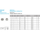 M10 Kronenmutter, niedrige Form DIN 937 A4