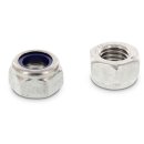 M10X1 Sechskantmutter, selbstsichernd, niedrige Form DIN 985 A2-70 Gleitmo
