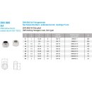 M20X1,5 Sechskantmutter, selbstsichernd, niedrige Form DIN 985 A4-80 Gleitmo