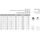 M8 Sechskantmutter selbstsichernd, niedrige Form ISO 10511 A2-035, Gleitmo