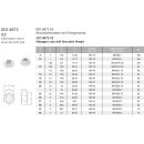 M16 x1,5 Sechskantmutter mit Feingewinde ISO 8673 A2-70