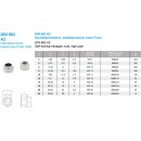 Sechskantmutter, selbstsichernd, hohe Form DIN 982 A2...