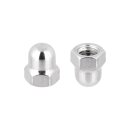 Hutmuttern Sechskant M6 hohe Form DIN 1587 Edelstahlmuttern A2 Kappenmuttern Sechskantmuttern cap nuts M6 50 Stück