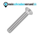 Senkkopfschrauben Torx nach ISO 14581 DIN 965 TX Senkschrauben Innensechsrund Edelstahl Vollgewindeschrauben 8 x 70 mm 10