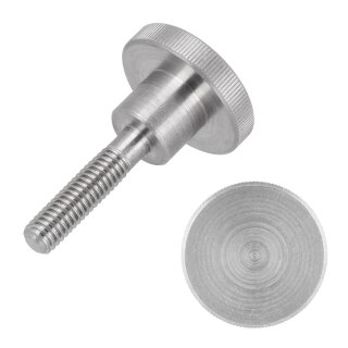 Rändelschrauben hohe Bauform DIN 464 thumb screw rostfreier Edelstahl A1 Daumenschrauben Stellschrauben 3 x 20 mm 50