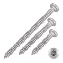Blechschrauben Linsenkopf 5,5x70 Torx Edelstahl ISO 14585 DIN 7981 Bohrspitze-selbstschneidend 3,9 x 50 mm 10